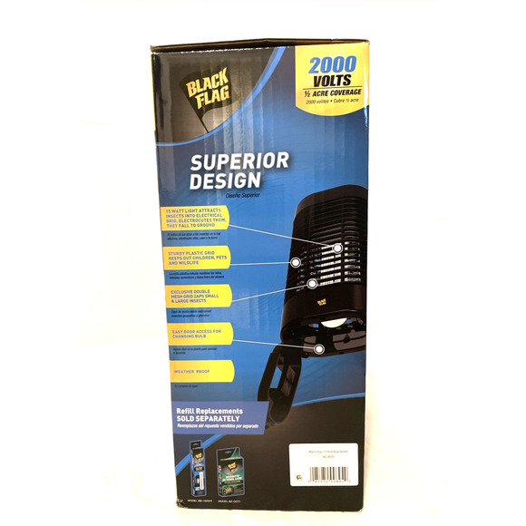 Black Flag Bug Zapper 2000 Volt Electronic Plug In Insect Killer BZ-20 NEW - Picture 2 of 7
